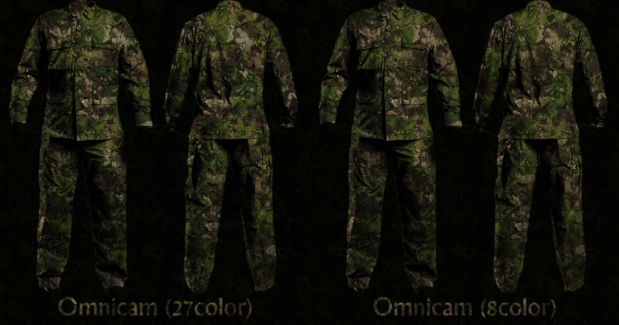 Uniform concept design by Omnitac featuring Omnicam camouflage.
